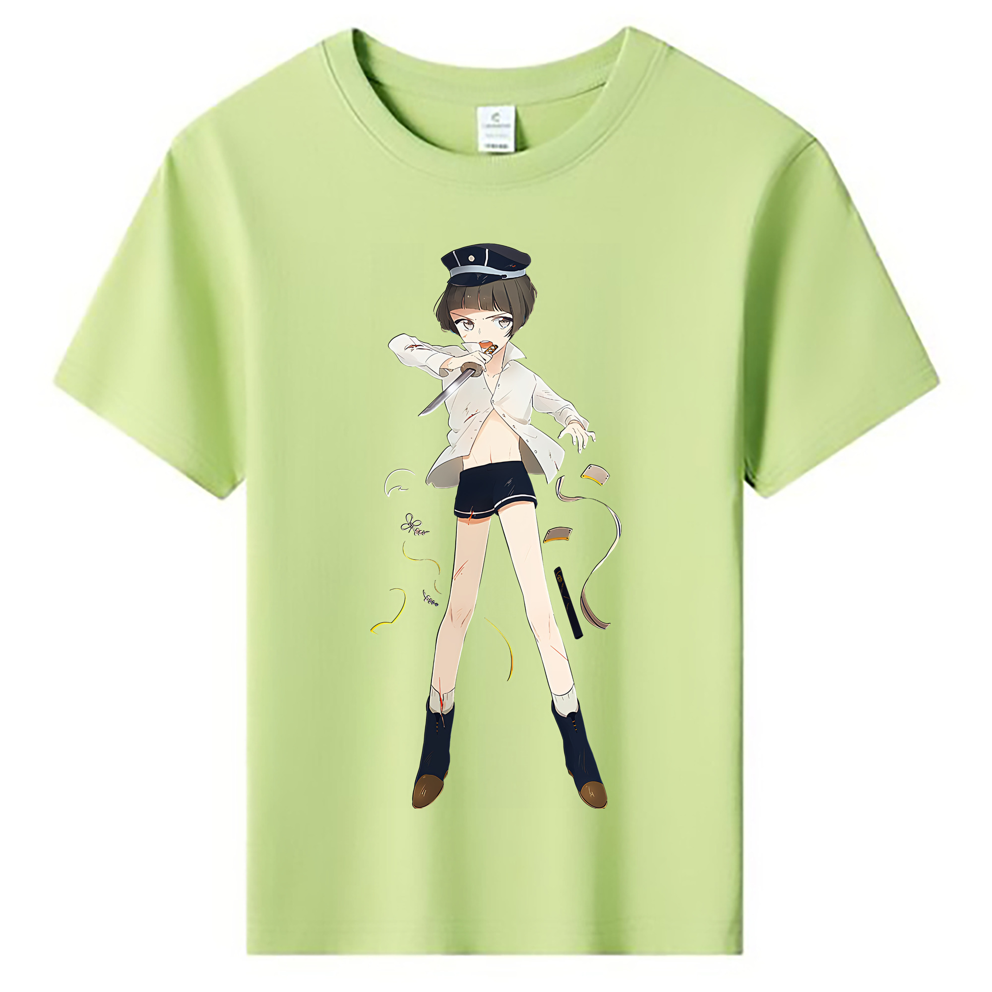 （画像用） 刀剣乱舞 Touken Ranbu 綿100％キッズTシャツ（フロントプリント）